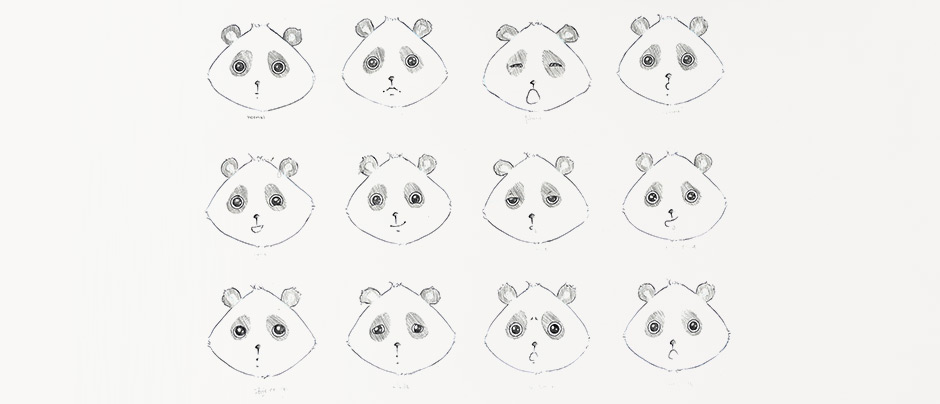 Dessin panda expressions