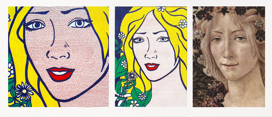 Printemps Boticceli Lichtenstein