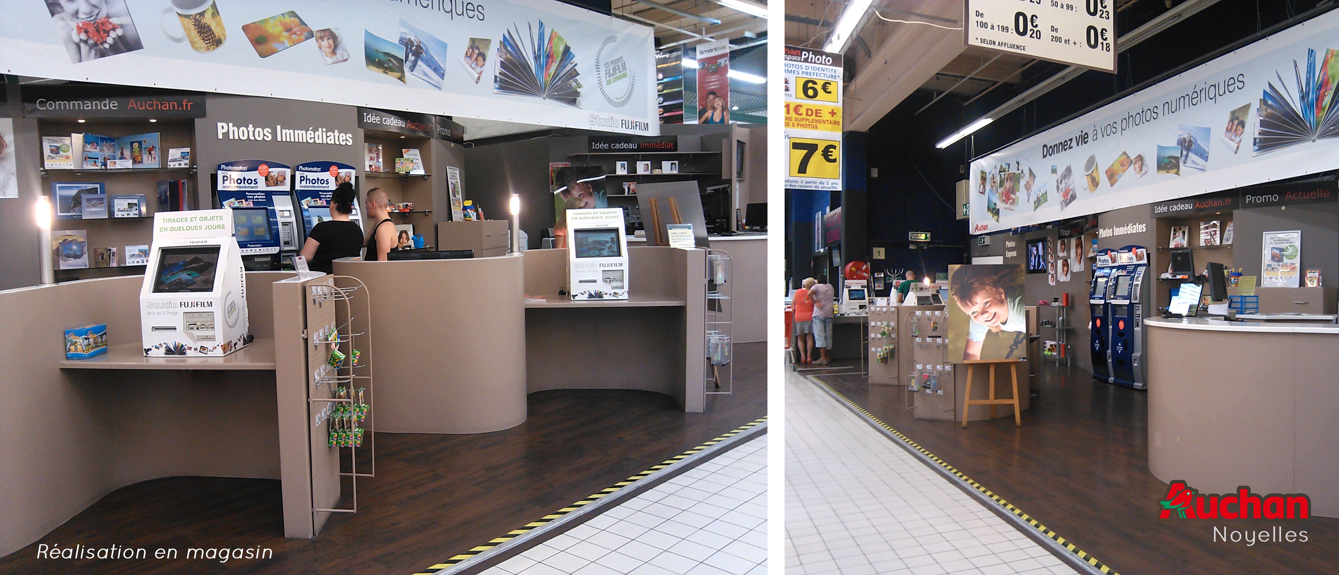 Stand Photomaton Auchan Noyelles Godault IRL