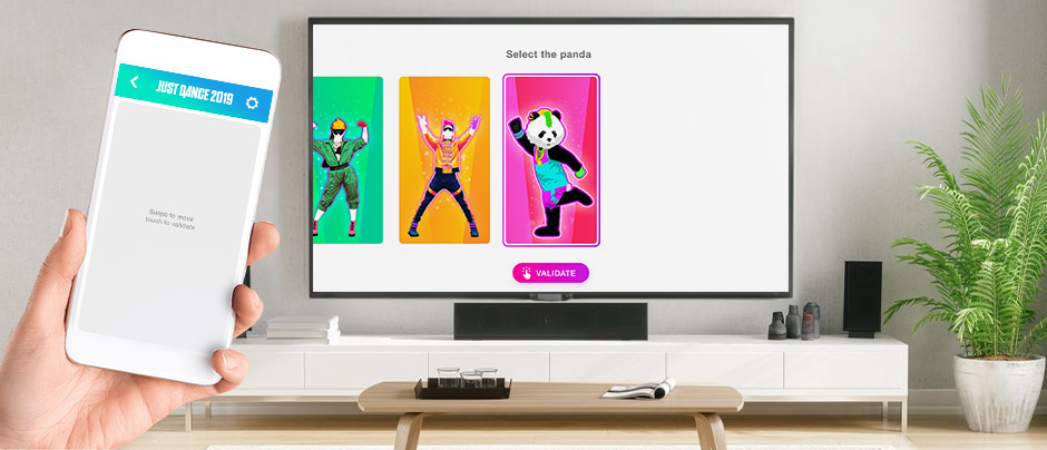 Just Dance 2019 Controller App In situ