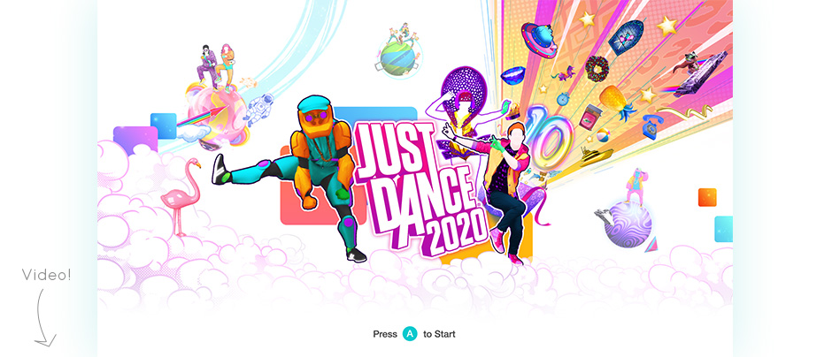 Just Dance 2020 Title screen
