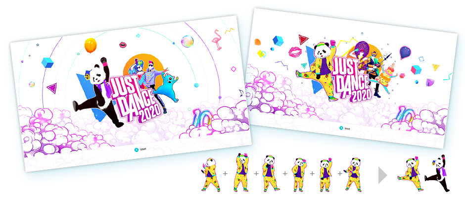Just Dance 2020 Landing screen